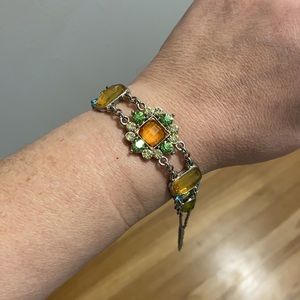 Gorgeous Multi Colored Gem Stone Bracelet